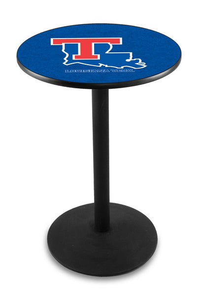 L214 Black Wrinkle Louisiana Tech Bulldogs Pub Table