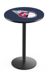 Cleveland Guardians L214 Black Wrinkle Major League Baseball Pub Table