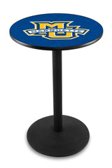 L214 Black Wrinkle Marquette University Golden Eagles Pub Table