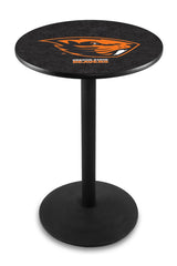 L214 Black Wrinkle Oregon State Beavers Pub Table