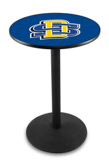 L214 Black Wrinkle South Dakota State University Jackrabbits Pub Table by Holland Bar Stool Company