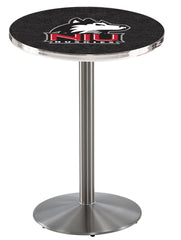 L214 Stainless Northern Illinois University Huskies Pub Table