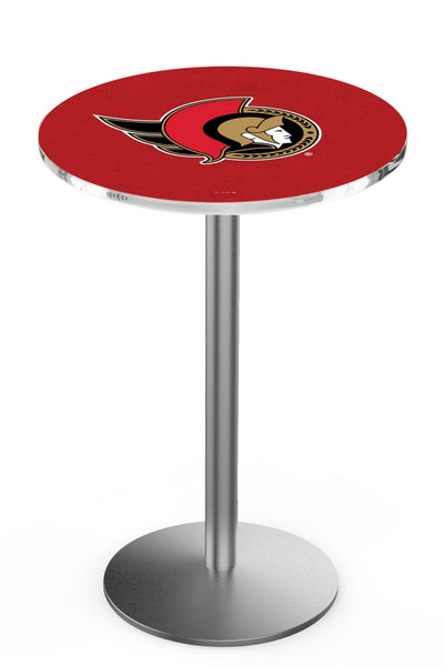 L214 Stainless Ottawa Senators Pub Table