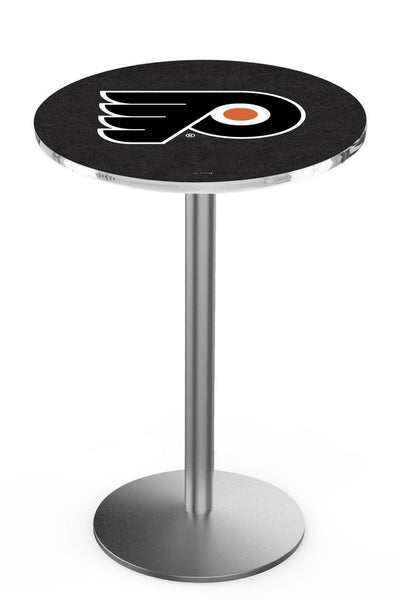 L214 Stainless Philadelphia Flyers Pub Table