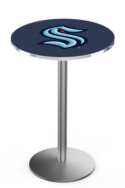 L214 Stainless Seattle Kraken Pub Table