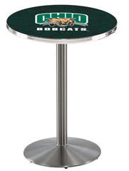 L214 Stainless Ohio University Bobcats Pub Table
