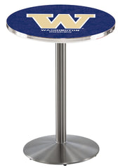 L214 Stainless Washington Huskies Pub Table