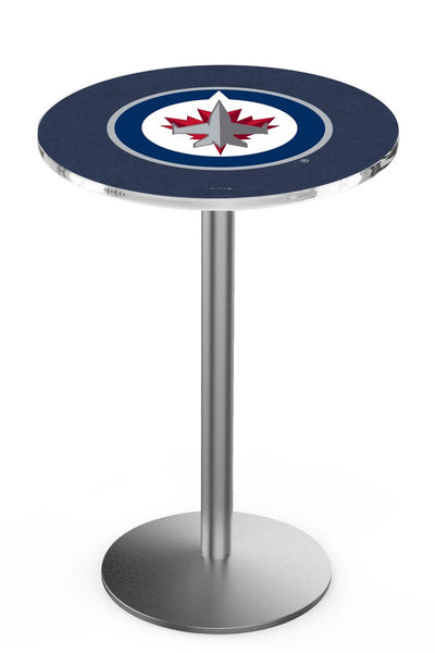 L214 Stainless Winnipeg Jets Pub Table