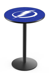 L214 Black Wrinkle Tampa Bay Lightning Pub Table