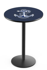 L214 Black Wrinkle US Navy Midshipmen Academy Pub Table