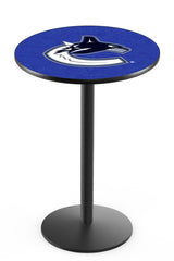 L214 Black Wrinkle Vancouver Canucks Pub Table