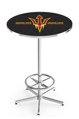L216 Chrome Arizona State Sun Devils Fork Pub Table