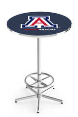L216 Chrome Arizona Wildcats Pub Table