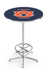 L216 Chrome Auburn Tigers Pub Table