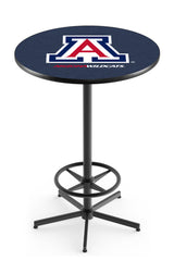 L216 Black Wrinkle Arizona Wildcats Pub Table