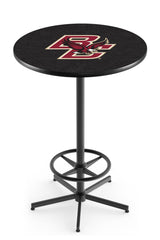 L216 Black Wrinkle Boston College Eagles Pub Table