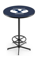 L216 Black Wrinkle BYU Cougars Pub Table