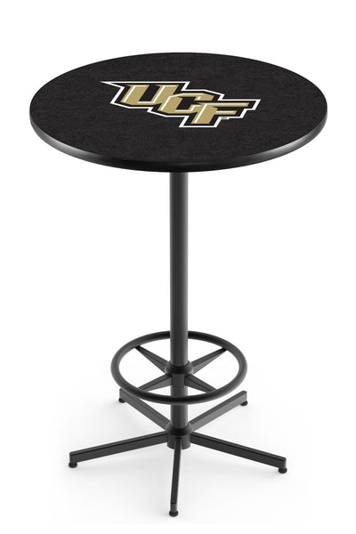 L216 Black Wrinkle UCF Knights Pub Table