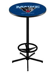 L216 Black Wrinkle University of Maine Black Bears Pub Table
