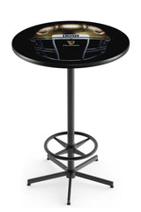 L216 Black Wrinkle Notre Dame & Guinness Beer Helmet Pub Table