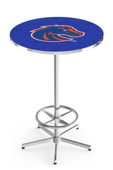 L216 Chrome Boise State Broncos Pub Table