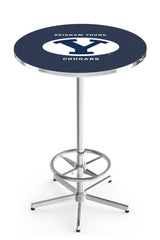 L216 Chrome BYU Cougars Pub Table
