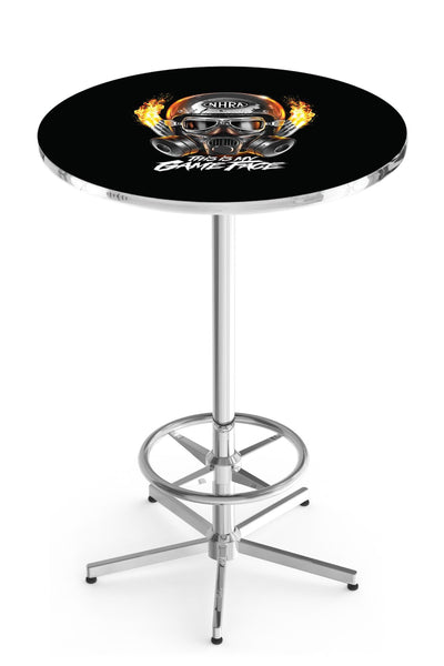 L216 Chrome NHRA This is my Game Face Mask Pub Table