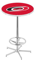 L216 Chrome Carolina Hurricanes Pub Table