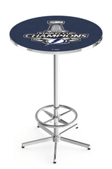 L216 Chrome Tampa Bay Lightning 2020 Stanley Cup Pub Table