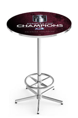 L216 Chrome Colorado Avalanche 2022 Stanley Cup Pub Table
