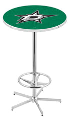 L216 Chrome Dallas Stars Pub Table