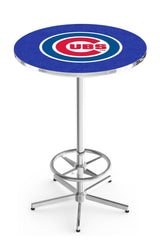 Chicago Cubs L216 Chrome MLB Pub Table