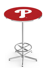 Philadelphia Phillies L216 Chrome MLB Pub Table