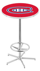 L216 Chrome Montreal Canadians Pub Table