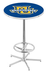 L216 Chrome Marquette University Golden Eagles Pub Table