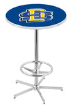 L216 Chrome South Dakota State University Jackrabbits Pub Table