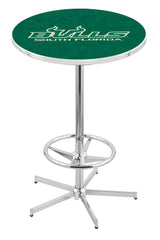 L216 Chrome University of South Florida Bulls Pub Table