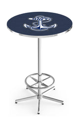 L216 Chrome US Navy Midshipmen Academy Pub Table
