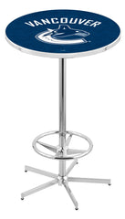L216 Chrome Vancouver Canucks Pub Table