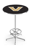 L216 Chrome Vanderbilt Commodores Pub Table