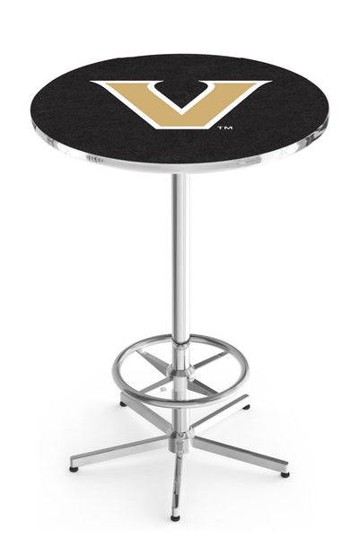 L216 Chrome Vanderbilt Commodores Pub Table
