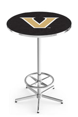 L216 Chrome Vanderbilt Commodores Pub Table