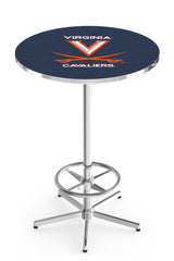 L216 Chrome Virginia Cavaliers Pub Table