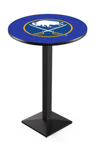 L217 Black Wrinkle Buffalo Sabres Pub Table