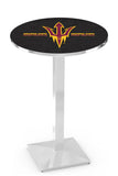 L217 Chrome Arizona State Sun Devils Fork Pub Table