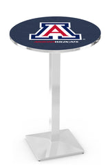 L217 Chrome Arizona Wildcats Pub Table