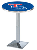 L217 Chrome Louisiana Tech Bulldogs Pub Table