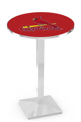 St. Louis Cardinals L217 Chrome MLB Pub Table