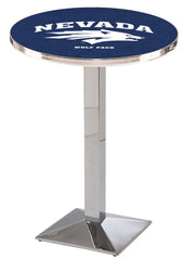 L217 Chrome University of Nevada Reno Wolf Pack Pub Table