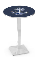 L217 Chrome US Navy Midshipmen Academy Pub Table